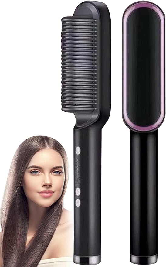 Electric Professional Hair Straightening Brush
